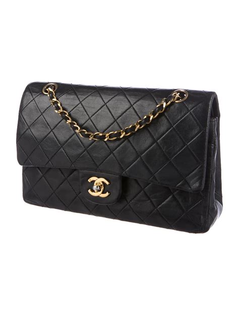 classic chanel double flap bag|chanel classic flap bag vintage.